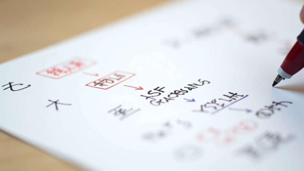 Foglio di studio con pattern grammaticale JLPT N4 e annotazioni a margine