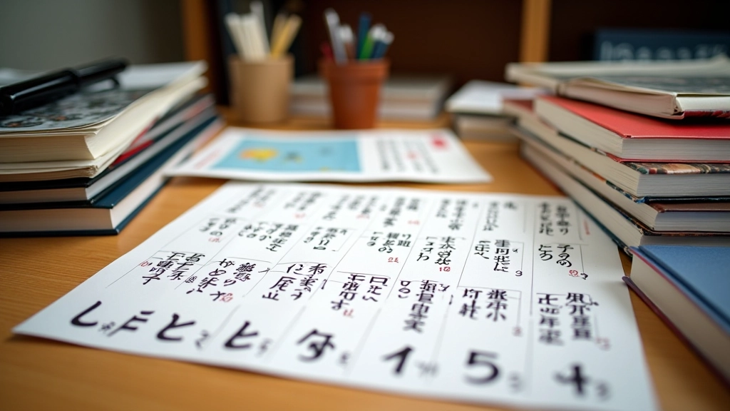 Materiali didattici professionali per l'insegnamento del giapponese, inclusi libri di testo e guide JLPT ben organizzati